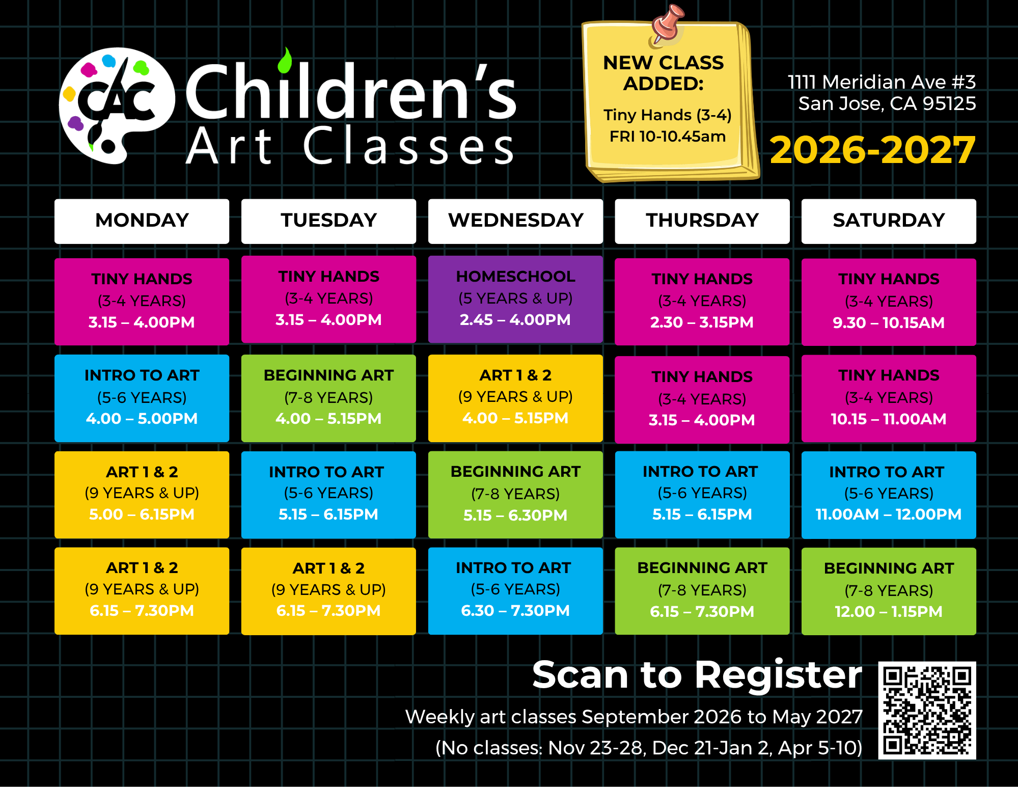 Children's Art Classes San Jose